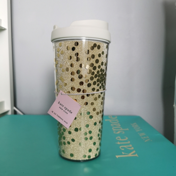 kate spade Other - Kate Spade Dotted Thermal Tumbler
